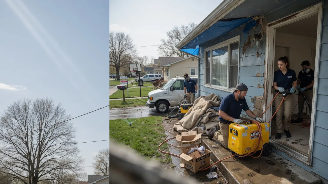 Basement Flood Cleanup in Amory, MS near me